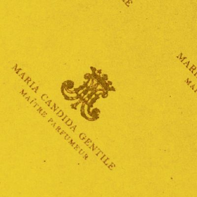 Carta regalo giallo con logo dorato