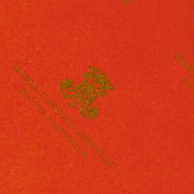 Carta regalo rosso con logo dorato