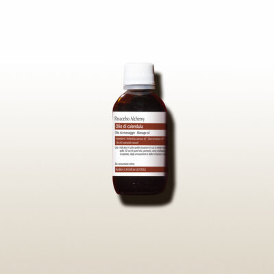 Olio per massaggi alla calendula della linea Paracelso Alchemy di Maria Candida Gentile