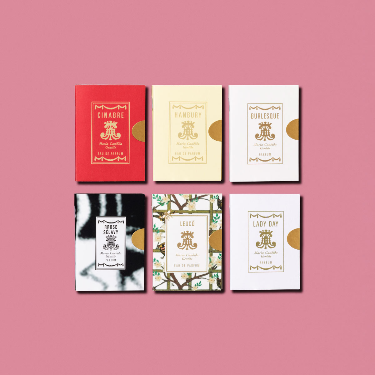 Kit campioni fiorite delle fragranze Maria Candida Gentile