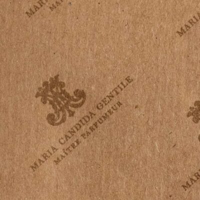 Carta regalo avana con logo marrone
